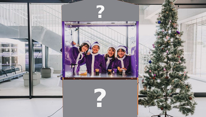グルメワゴンがクリスマス仕様に！