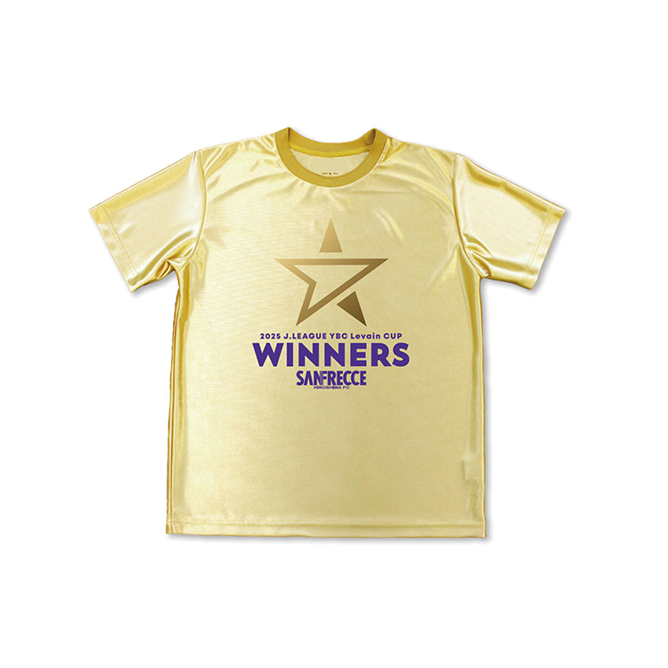 2025 JリーグYBCルヴァンカップ優勝記念黄金のTシャツ(ロゴ)