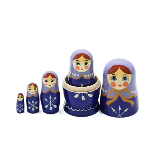 サンフレッチェオリジナルマトリョーシカ 5個セット
