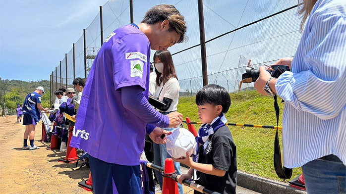 練習見学&ファンサービス