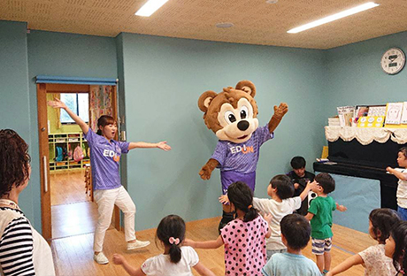 サンチェたいそう幼稚園訪問